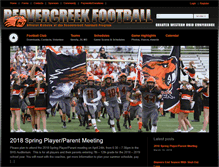 Tablet Screenshot of beavercreekfootball.com